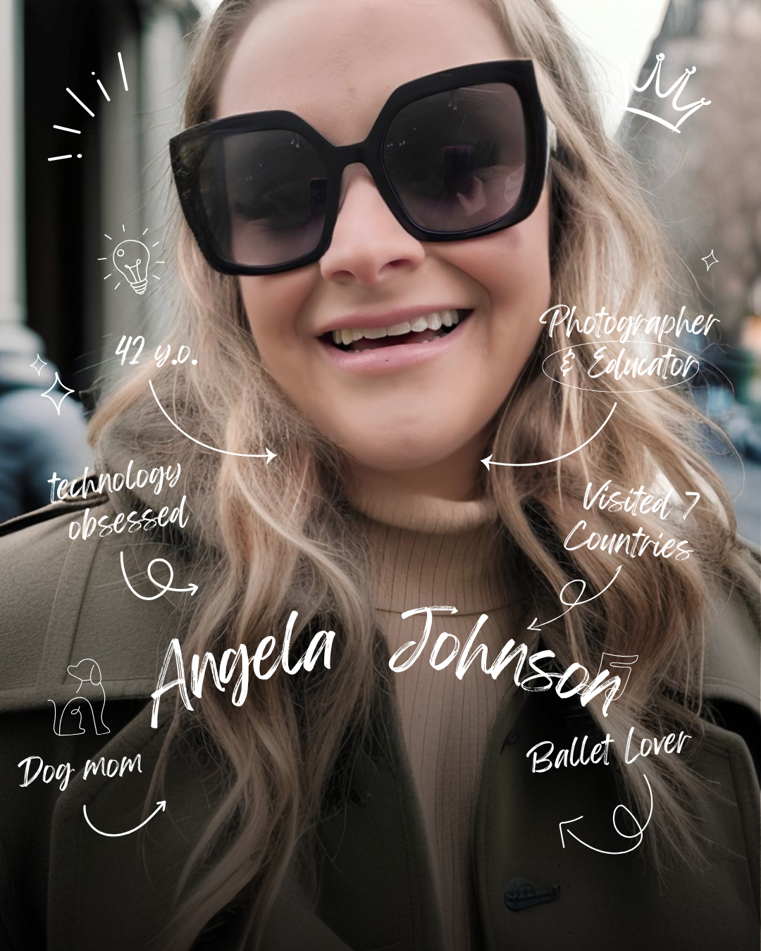 Angela Johnson — photographer, educator, dog mom, and founder of The Lavish Brand